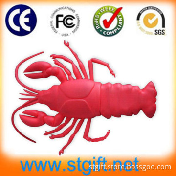 Red Big Shrimp USB Stick Cartoon 4GB Accept Paypal